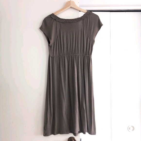 💖2/$15💖 Y2K Old Navy Coffee Brown Babydoll Dress - Picture 2 of 7